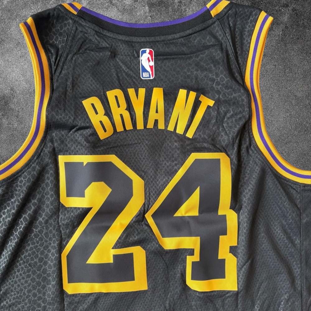 Nike Kobe Bryant Lakers Black Mamba City Edition Jersey 8 24 FN7297-010 Mens L - Picture 8 of 8